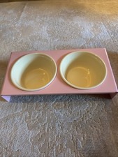 Hundenapf Katzensprung Futterstation Rosa Creme Metall Porzellan