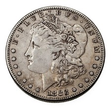 1883 silber morgan dollar in - 1883-s,