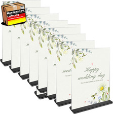 A4 Acryl Tischaufsteller Set