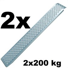 2 x Alu Auffahrschiene