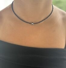 Perlenkette Nazar Schwarz Neu Sommerkette Geschenktüte