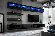 Anbauwand wohnwand wohnzimmer - anbauwand,