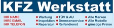 KFZ WERKSTATT PVC-Banner mit