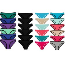 6er Pack Damen Baumwolle Slips