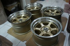 Für Miata MX5 civic roadster e30 na8c na6 JDM 15" V style pcd100x4 Räder Felgen