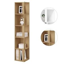 Eckregal Bücherregal Hochregal mit 5 Ebenen Standregal Lagerregal 30x159x30 cm