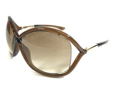 Tom Ford Sonnenbrille Whitney TF9 692 Glänzend Braune Rahmen W / Gradient Linsen