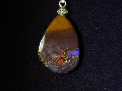 Boulder opal anhänger aus - opal,