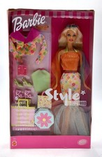 2001 Style Boulevard Barbie Puppe mit Moden / 5 Looks / Mattel 55687 / NrfB