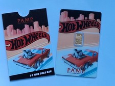 1g PAMP Goldbarren Hot Wheels inkl. Hülle - 999.9 Feingold - limitiert auf 5000
