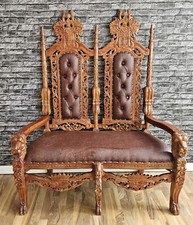 Löwenbank Bank Sitzbank Holz