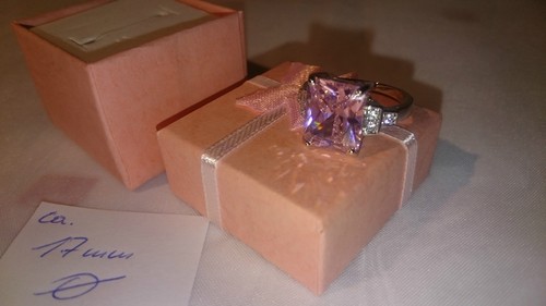 Ring silberpl 925 lila rosa - :silberpl.925., lila/rosa