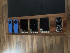 3× Quadro NVS 450, 2× Radeon