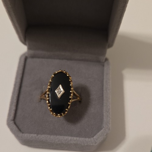 Vintage 14k gelbgold - vintage, ovaler