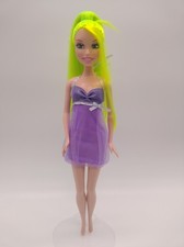 My Scene Feelin Flirty Delancey OOAK Reroot Saran Neon Bitte Lesen