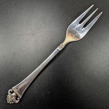 Robbe & Berking Kuchengabel Serie Rosenmuster Versilbert 150er Silber-Auflage