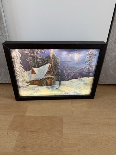 Leuchtbild winterlandschaft - leuchtbild,