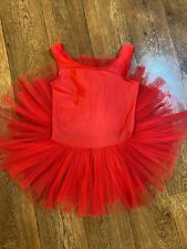 Ballett Tütü  Kleid Mädchen ? Rot Gr. 134-140 Auftritte Tanzen Von TKS