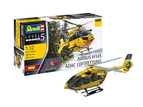 Revell hubschrauber adac - hubschrauber, "adac