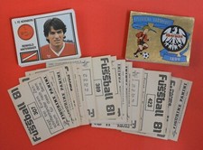 Panini Fussball 81 Bundesliga 1981- Sticker Nr.1-Nr.279 aussuchen guter Zustand