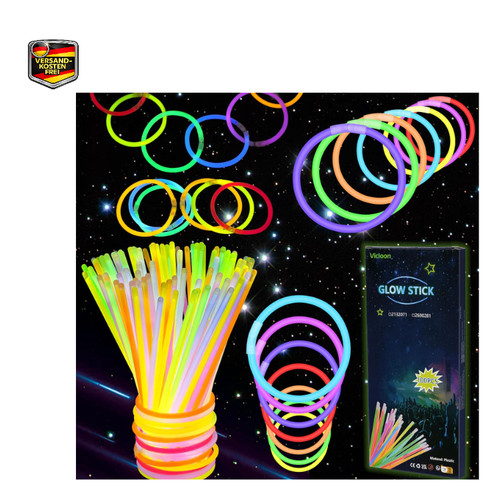 Neon knicklichter set 100 - knicklichter,