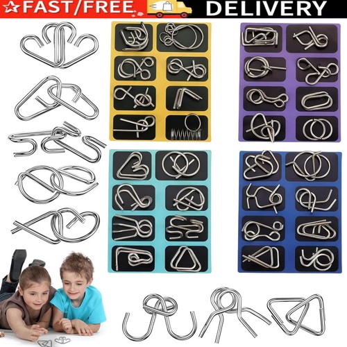 Metalldraht puzzle set - metalldraht-puzzle-set, 32