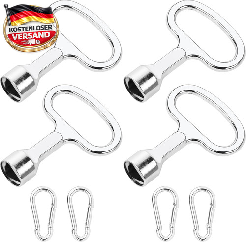 Metallschlüssel dreikant 4er - metallschlüssel,