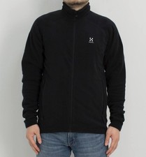 Haglöfs Jacke Sweatshirt Herren Gr.XXL 2XL Fleecejacke Sweatjacke Schwarz 154981