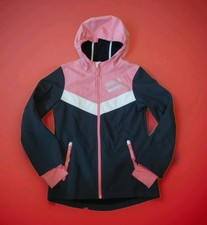 ? 134/140 - Y.F.K  - Mädchen Jacke  - Softshell - Dunkelblau Pink ?