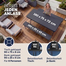CASARIA® Bierzeltgarnitur