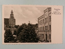 AK Greifenberg (Gryfice) Rathaus und St. Marienkirche 1942 Feldpost