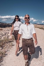 Trachtenlhose lederhosen optik - trachtenlhose,