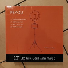 PEYOU Ringlicht mit Stativ