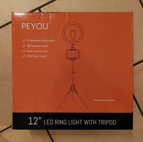 Peyou ringlicht mit stativ - mit,