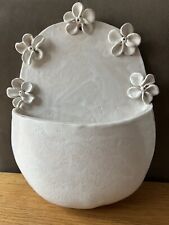 Bürsten- u. Kammhalter, Utensilienhalter, Briefaufbewahrung aus Ton, shabby Chic