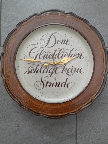 Wanduhr porzellan - ,