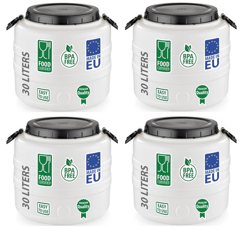 4er set weithalsfass - 4er,