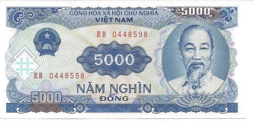 Geldschein banknote vietnam - banknote,