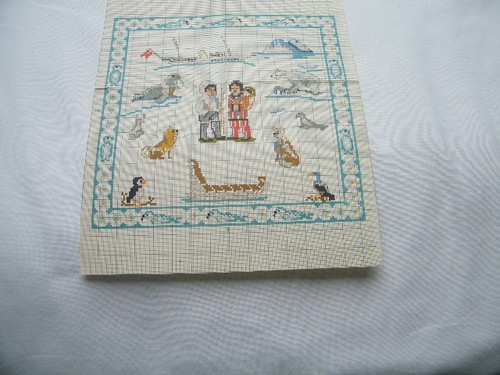 Kreuzstich stickbild grönland - kreuzstich,