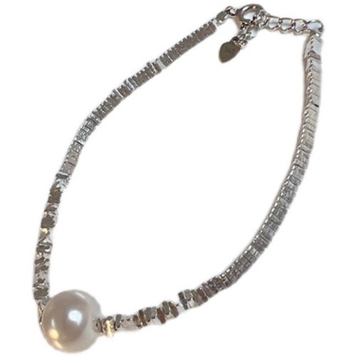 Armband feines mit perle - –,