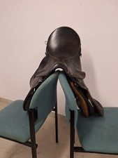 Reitersattel, Stübben, schwarz, Englisch