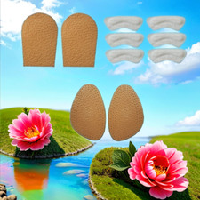 Echt Leder Fersenbett Fersenschutz Fersenhalter Halbsohle Polster Schutz Fuß