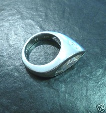 Moderner Silberring von Pierre Cardin 925er Silber Ring mit weißem Zirkonia