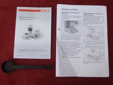 MIELE Original Bedienungsanleitung CM6300 und Dosierlöffel Pulver Kaffeevollauto