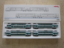 Märklin 43580 Wagenset Doppelstockwagen, 3 Personenwagen, 1 Steuerwagen, OVP