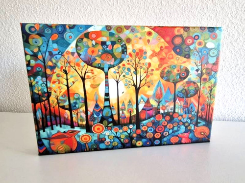 Wandbild wald druck - druck, nach
