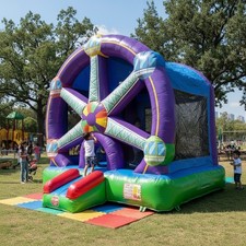 hüpfburg mit gebläse groß