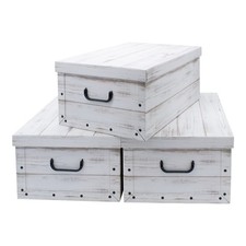 Aufbewahrungsbox holzoptik - holzoptik, in