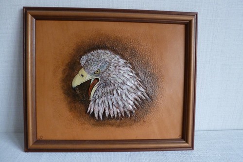Lederbild weißkopfadler - 3,