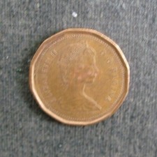 VA) Kanada 1 Cent 1988 Canada - Pflanze Baum Ahorn Blatt Zweig - Elisabeth II